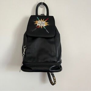 Disney Parks Star Wars Lightsaber Black Backpack Sling Bag